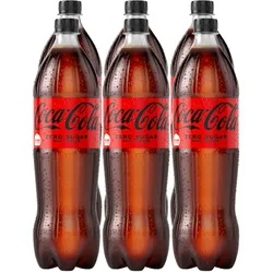 Coca-Cola Zero 1,25 Liter, 6er Pack