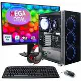 Hyrican MegaDeal Gaming-PC Draco XD SET2481 7373 + MSI PRO MP273ADE + Maus, Tastatur & Headset