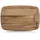 Zeller Schneidebrett mit Saftrille Holz 1 32 x 21 x 1,5 cm beige