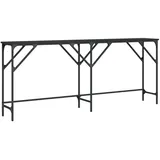 vidaXL Konsolentisch Schwarz 180x29x75 cm Holzwerkstoff