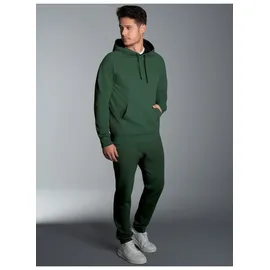 TRIGEMA Jogginganzug »TRIGEMA Jogginganzug aus Biobaumwolle«, (1 tlg.) Trigema efeu S