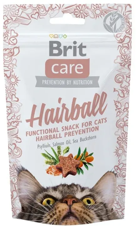 BRIT Care Cat Snack Hairball Katzenleckerli 50g