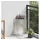 vidaXL Eckpflanzer Silber 30 x 30 x 50 cm Edelstahl