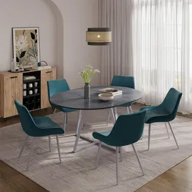 Vicco Loyd Ø 120 cm Anthrazit/Grau