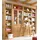 OTTO home Bücherwand Bergen 255 x 27 x 213 cm Braun
