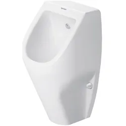Duravit D-Code Urinal 290x305x565mm Weiß Hochglanz Rimless, Verdrängung, Zulauf hinten, waagerecht 0829300000