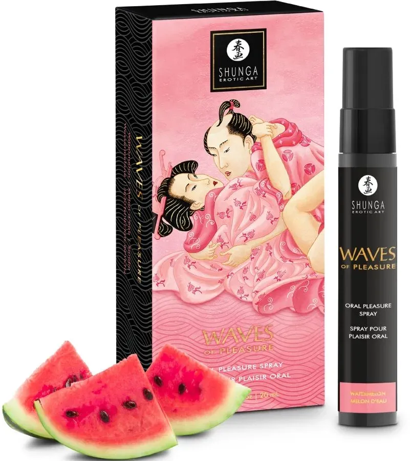 SHUNGA - WAVES PLEASURE SPRAY ORAL SEXUCTIVE WATERMELON 20 ML