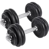 Songmics Gusseisen, Kurzhantel-Set 30 kg,