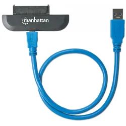 Manhattan Kabeladapter Adapter Digital / Daten 0,42 m Schwarz SuperSpeed USB to SATA