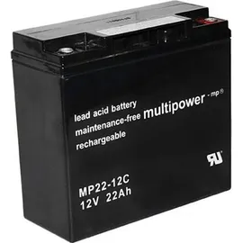 Multipower MP22-12C Blei Akku 22000 mAh 1 St.
