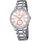 Candino Damen Uhr C4595/1 Armbanduhr Analog silber D2UC4595/1 - Silber