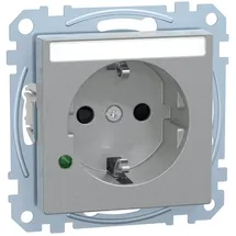 Merten Schuko-Steckdose Aluminium 1 St.