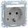 Merten Schuko-Steckdose Aluminium 1 St.