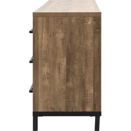 omg design Sideboard Vasto 220 x 80 x 45 cm Braun
