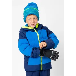 Reusch Skihandschuhe "Teddy GORE-TEX", Mädchen, Gr. 3,5, schwarz (schwarz, grau), 95% Polyester, 5% Lederimitat, mehrfarbig, Handschuhe, mit wasserdichter Funktionsmembran