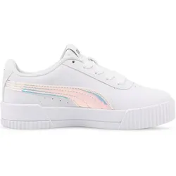 PUMA Kinder Freizeitschuhe Carina Holo PS, PUMA WHITE-PUMA SILVER, 29