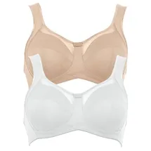 Anita 2er Sparpack Komfort BH Clara 5459 Gr. 100G in 1xhaut 1xweiß - 100G