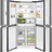 KMC85LBEA Serie 4 Multi Door (547 l, 1895 mm hoch, Schwarz)
