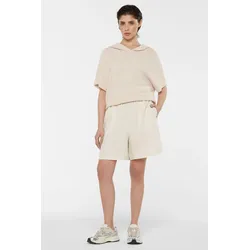Shorts SENSES.THE LABEL, Damen, Gr. XXL, Normalgrößen, beige (summer sand), Material: 100% Leinen, unifarben, casual, lässig geschnitten kurz, Hosen, aus Leinen
