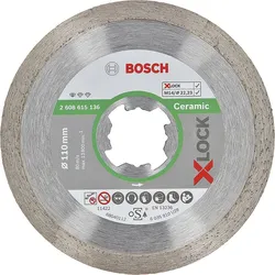 Trennscheibe Bosch Diamant Standard for Ceramic mit X-Lock Aufnahme ø: 115mm