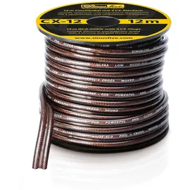 SINUSLIVE Cinchkabel 12.00 m [1x offene Kabelenden - 1x offene Kabelenden]