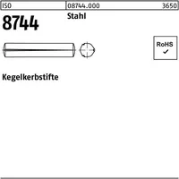 Industrial Quality Supplies ISO 8744 Kegelkerbstift Stahl 3 x
