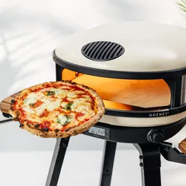 GOZNEY Pizzaofenständer 85 cm wetterbeständig schwarz