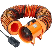 Vevor Bauventilator 365 cm Axiallüfter Schwarz