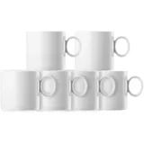 Thomas Loft Weiss Kaffeebecher-Set 6tlg.