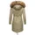 Navahoo Damen Winter Jacke Warmer Winterparka mit Kapuze Rosinchen Pebble Grey Gr. XS - XS