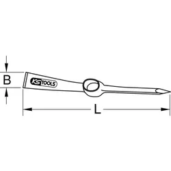 Spitzhacke, konisch, 570mm
