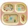 Rice Kinderteller mit 4er Einteilung - coral - Ocean Print