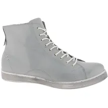 Andrea Conti Damen High Top Sneaker, Hellgrau, 35 EU