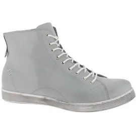 Andrea Conti Damen High Top Sneaker, Hellgrau, 35 EU