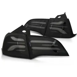 Voll LED Rückleuchten für Tesla Model 3 / Model Y Bj. 17-20 Schwarz Smoke