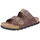Rieker Pantolette Sommerschuh, Strandschuh, Hausschuh mit bequemem Fußbett braun 46 EU