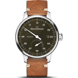 Meistersinger Klassik Primatic PR902 - schwarz,cognac - 41,5mm