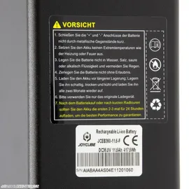 Joycube (Phylion) Akku Joycube DT-12 11,6Ah 36V
