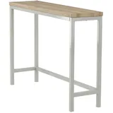 venture home Rise Konsolentisch 30x110 cm Esche dekor, grau.