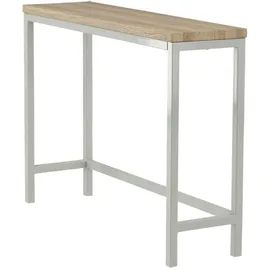 venture home Rise Konsolentisch 30x110 cm Esche dekor, grau.