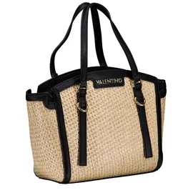 Valentino Demetra Henkeltasche Kunstleder Beige/Black