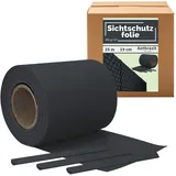 TSGPS Sichtschutzstreifen 35 m Anthrazit PVC