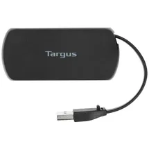 Targus USB-Hub, 4x USB-A 2.0, USB-A 2.0 [Stecker] (ACH114EU)