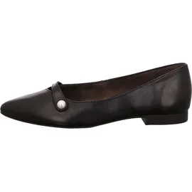 Paul Green Leder-Ballerinas in schwarz, / 5,5