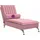 vidaXL Massage-Chaiselongue mit Nackenrolle rosa