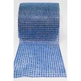 event-kauf 9m Strassband Strassborte Dekoband Hochzeit Deko (Blau)