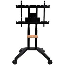 Legamaster MOTION MS-12S Rollstativ mit elektrischer Höhenverstellung, max. 98 Zoll, Starr, Schwarz