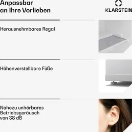 Klarstein Irene Mini-Gefrierschrank Weiß