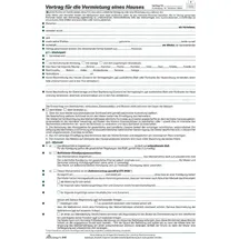 RNK RNK-Verlag 545/10 Mietverträge für Häuser, 10 St.