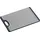 KESPER | Schneidebrett, Material: Kunststoff (PP/TPE), Maße: 23,5 x 14 x 0,75 cm, Farbe: Grau/Schwarz | 30882